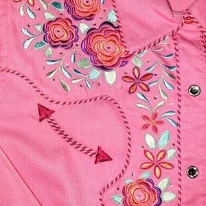 PANHANDLE SLIM MULTIFLORAL EMBROIDERED SHIRT